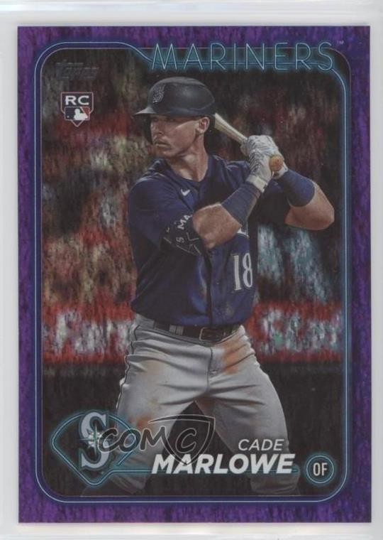 2024 Topps Series 1 Purple Holofoil 243/799 Cade Marlowe #286 2ra