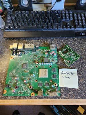 Xbox 360 Slim Mother/ daughter board Please Read Parts Or Repair Lot