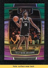 2021 Panini Select Concourse Green White Purple Prizm Day'Ron Sharpe READ 00gy