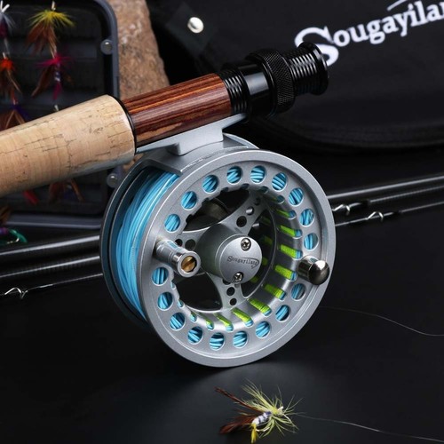 Canna da pesca a mosca acqua dolce salata Sougayilang con mulinello kit combinato - Foto 5 di 7