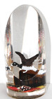 Vintage Hand Carved Painted duck Lucite/Acrylic Unique Canada Paperweight — photo 1