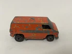 1974 Hot Wheels Redline Super Van Chrome with Flames Made In Hong Kong