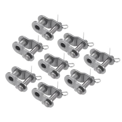 8Pcs #25 Roller Chain Connecting Links - [1/4'' Pitch] for Industrial Use