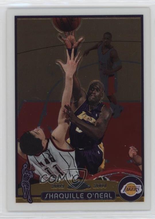 2003-04 Topps Chrome Shaquille O'Neal #34 HOF 1p5n
