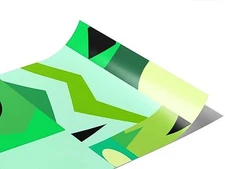 Rwraps Green Mosaic Mediterranean Village Gloss Vinyl Film Wrap 59in x 6in