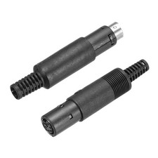 1 Set S-Video DIN Mini Socket 6 Pin PS/2 Male and Female Plug 
