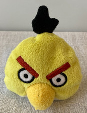 Angry Birds Chuck Yellow Bird Plush 3 Commonwealth Stuffed Animal 2011 No Sound