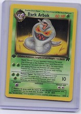 Dark Arbok 19/82 Rare Team Rocket Pokemon 1st Edition Lightly Played on eBay