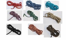 100 % Real Leather 3MM Flat Suede Thong Lace Craft Wristband Bracelet Jewellery