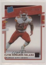 2020 Chronicles Clearly Donruss Rated Rookie Red /199 Clyde Edwards-Helaire 0b3