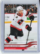 2025-26 Upper Deck UD Exclusives /100 #122 Nick Jensen 060/100 New York
