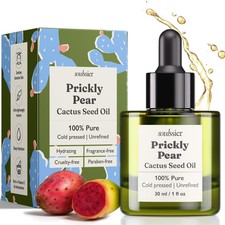 Prickly Pear Seed Oil, 100% Pure, Extra Virgin, Cold Pressed, Cactus Oil Unre...