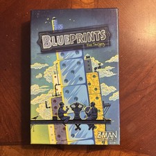 Blueprints Board Game by Z-Man Games ZMG71290 Complete EUC