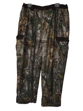 Mens XL ScentLok Carbon Alloy Pants Camouflage Mossy Oak Hunting Fleece Outdoors