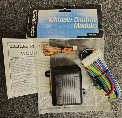 CODE ALARM WCM1 WINDOW CONTROL MODULE ROLL UP/ROLL DOWN WINDOWS OPEN BOX/MISSING