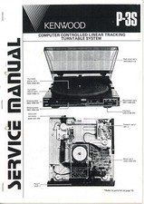 KENWOOD Service Manual  P-3S Turntable System...