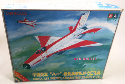 AA Models 1/48 China Air Force's Aerobatics Team's F-7E Model Kit #Z-F0002