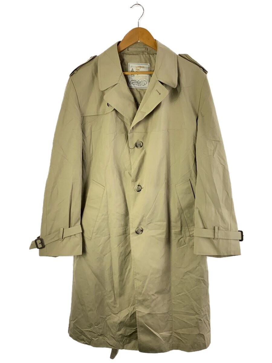 London Fog Trench Coat/46/Polyester/Beg// 50301