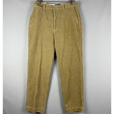 VTG Polo Ralph Lauren Corduroy Philip Pant Mens 35x32 Beige 90s Preppy NEW