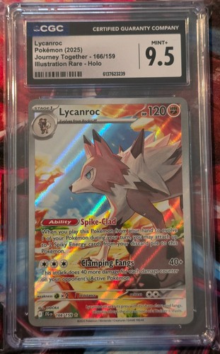 Lycanroc graded CGC 9.5 for sale on eBay