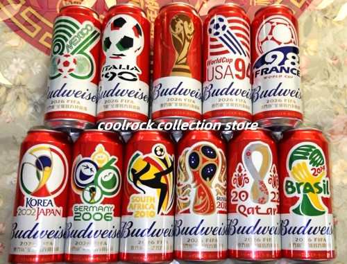 2026 China Budweiser beer world cup 11 cans set 500ml empty for collectible