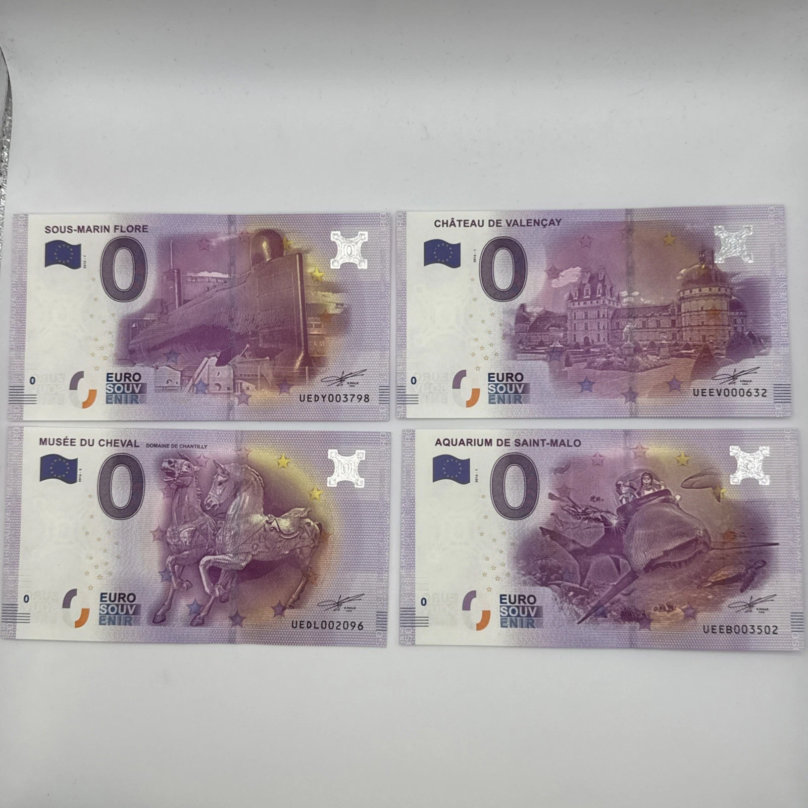 Billet  Zéro 0 € Euro Touristique / Souvenir 2016