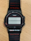 Vintage Timex Triathlon 8 Lap Memory 484-A 1990 Before Indiglo