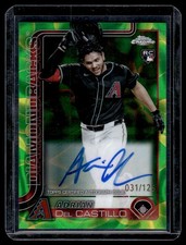 2025 Topps Chrome Update Rookie Lava Lamp Autographs Green Yellow Refractor