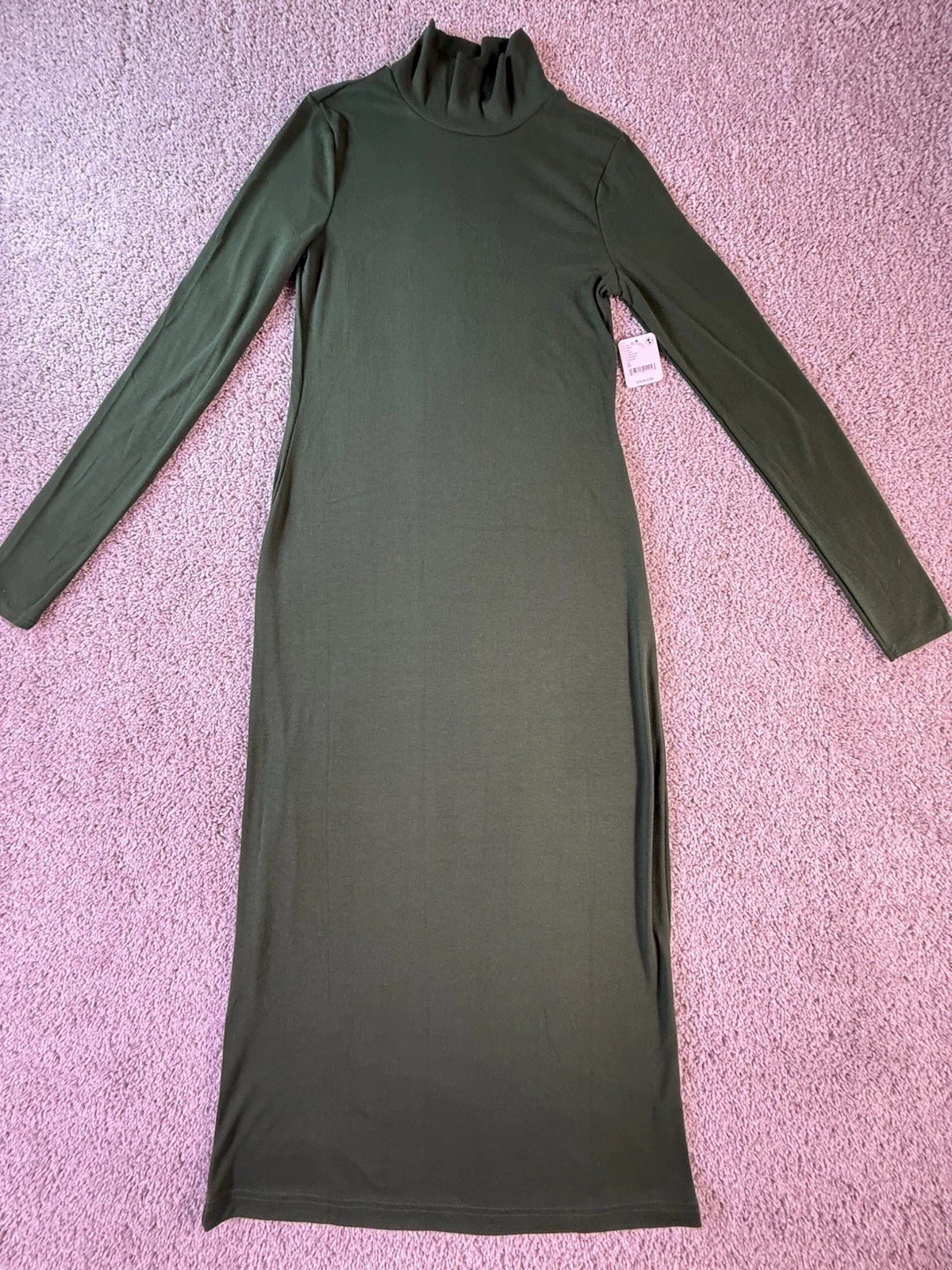 NWT Free People Free-est Maxi Green Dress Size Medium