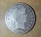 1915 S Barber Half Dollar Y113