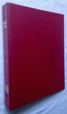 STANLEY GIBBONS 'BOOKLET ALBUM' RED 22-RING STAMP ALBUM, EXCELLENT