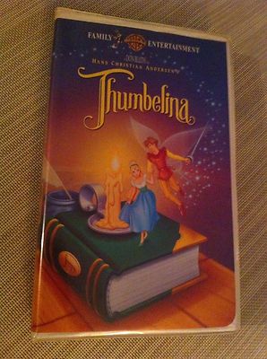 THUMBELINA CLAMSHELL VHS WB FAMILY ENTERTAINMENT CHILDREN