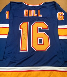 brett hull autographed jersey