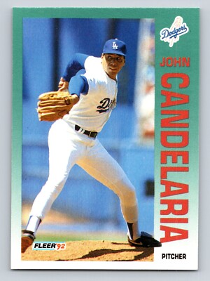 John Candelaria 1992 Fleer #449 Los Angeles Dodgers