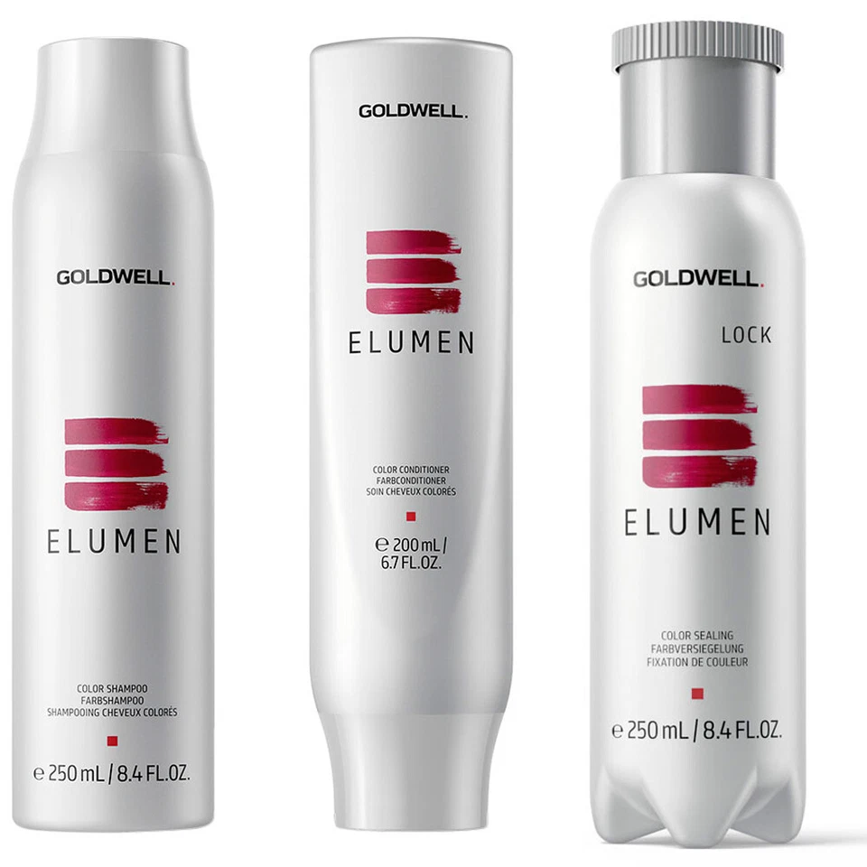 Goldwell Elumen Shampoo 250ml + Conditioner 200ml + Lock 250ml = 700ml-Set