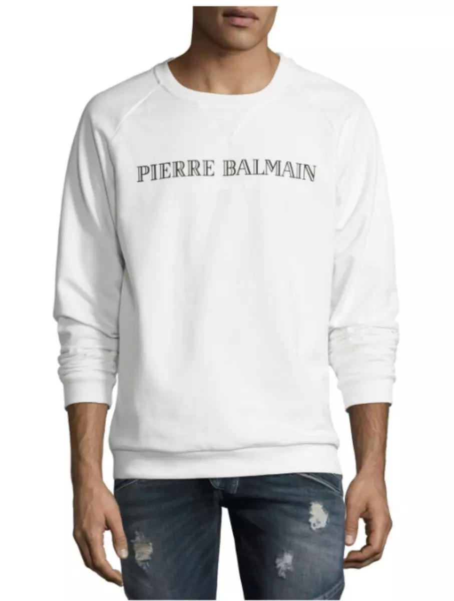 PIERRE BALMAIN ICONIC LOGO SWEATSHIRT JUMPER SWEATER HOODY SWEATER