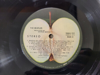 The Beatles' 1968 First Pressing White Album MFD by Capitol