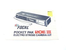 Vintage K-Mart Focal Pocket Pak 20E lll Electro Strobe Camera Kit
