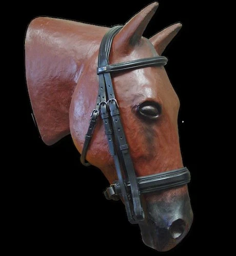 Stubben Weymouth Double Bridle without Crank-Black-Xtra Large