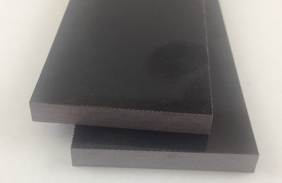 2 PCS OF .312  BLACK  G-10 6'' X 2'' - KNIFE HANDLE MATERIAL BLANK SCALES G10 