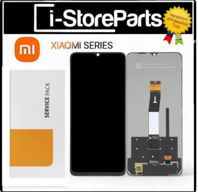 DISPLAY LCD ORIGINALE SERVICE PACK PER XIAOMI REDMI 13C 23108RN04Y TOUCH SCHERMO