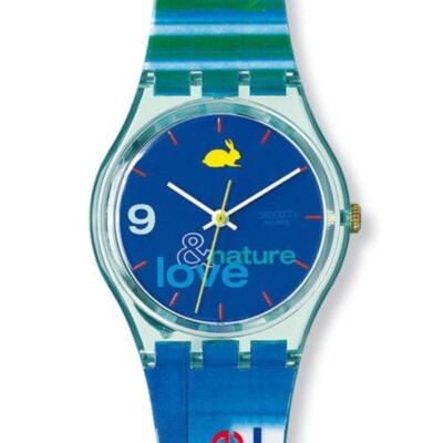 Numbered Edition MINT 1998 Swatch Special LOVE AND NATURE GZ156