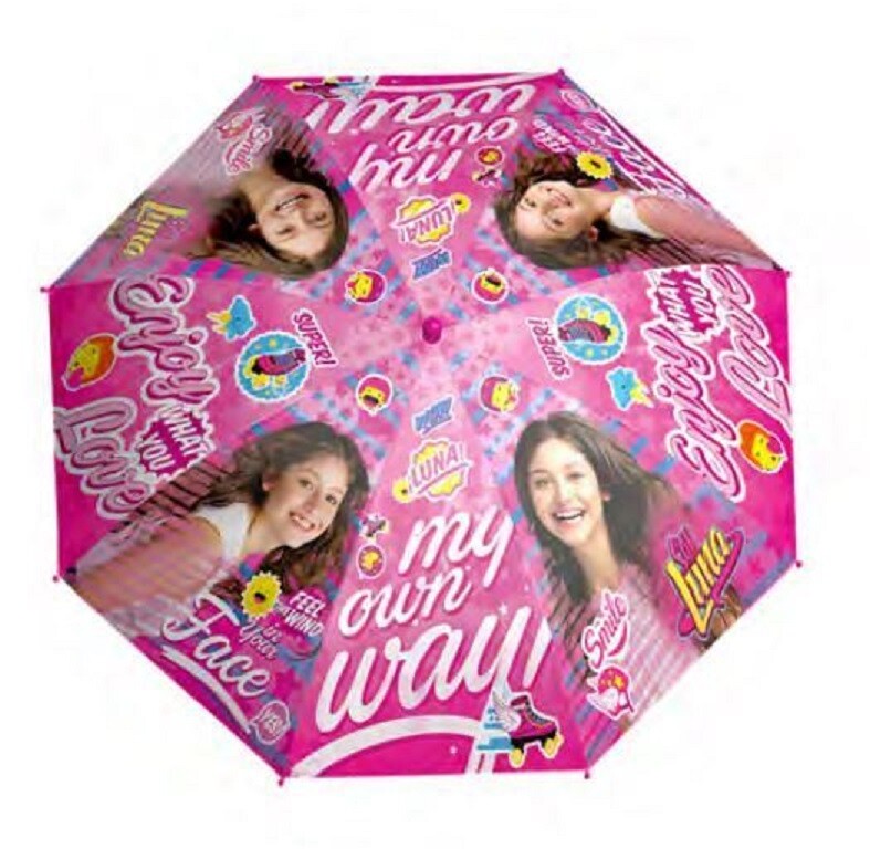 Disney Soy Luna Ombrello in stoffa Automatico rosa Bambina