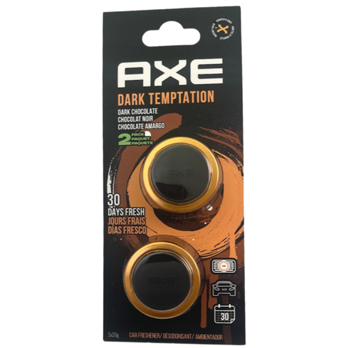 AXE Air Freshener Mini Vent Clip, Odor Eliminator and L L Scent, Dark