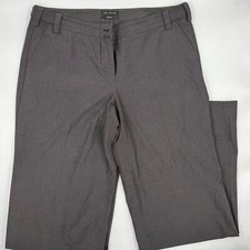 The Limited Women's Drew Fit Size 10 Gray Polyester Blend Straight Leg Pants