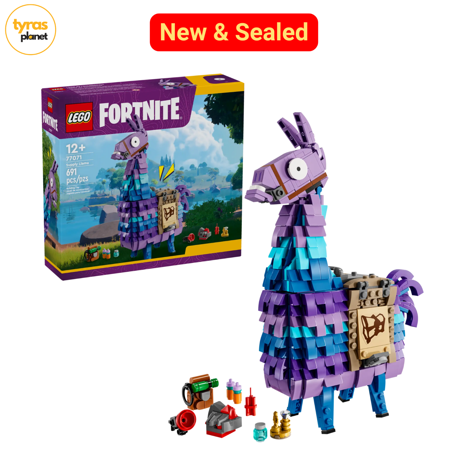 LEGO Fortnite Supply Llama 691-Piece Set New Sealed In Stock