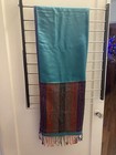 Jacquard Pashmina Multicolored Circle Pattern Wrap Shawl Women Scarf  — photo 3