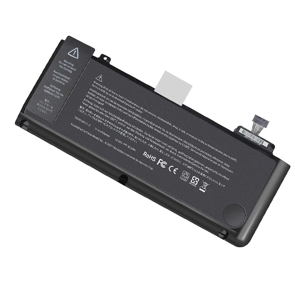 A1322 Battery For Apple MacBook Pro 13" A1278 Mid 2009 2010 2011 2012 NEW 63.5Wh Foto 3 de 4