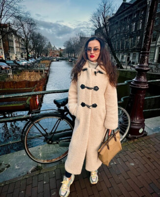 ZARA FAUX SHEARLING TOGGLE COAT ECRU NEW SIZES XS S M L REF. 8372