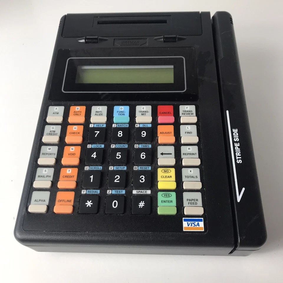 Hypercom T7Plus Credit Card Terminal-No Power supply untested - Image 2 of 4